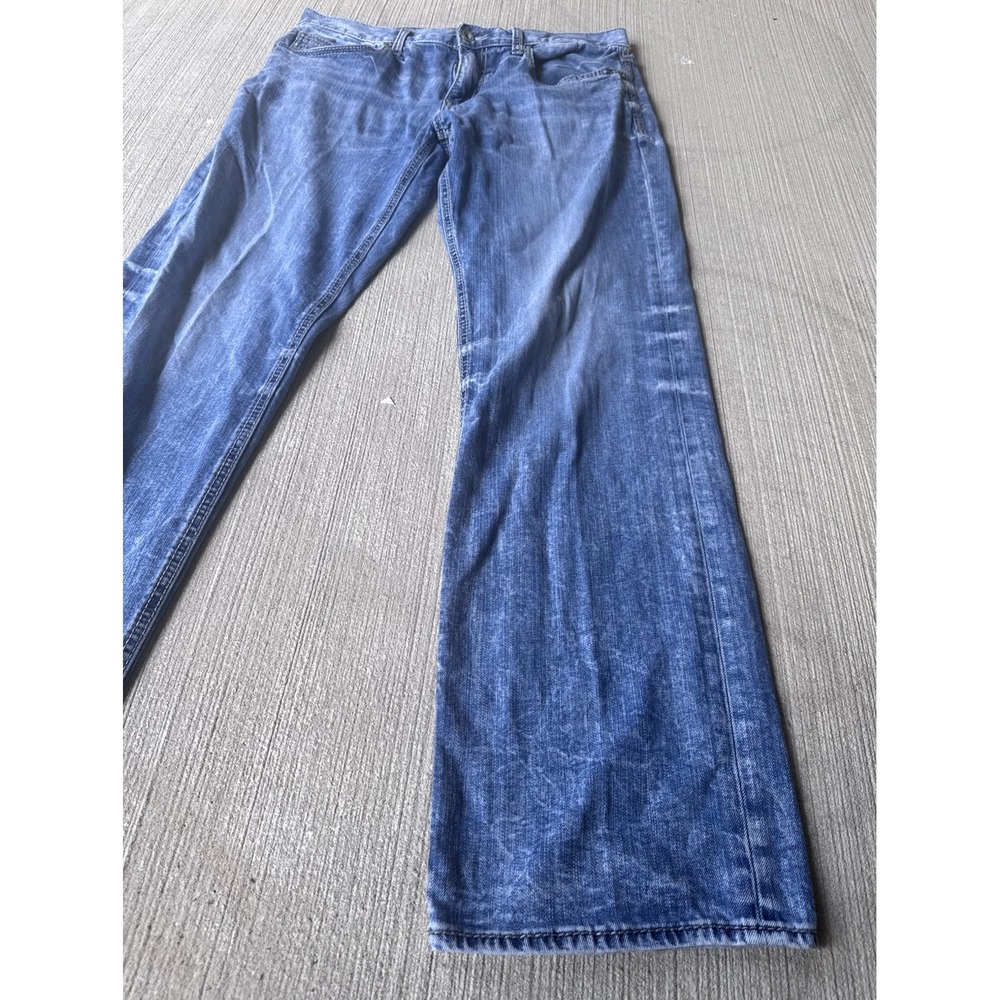 BKE Jake Bootleg Jeans Men's 36L Light Wash Denim Bootcut Stretch - Picture 6 of 12